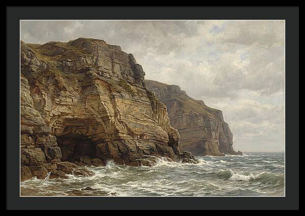 Coastal Cliffs Under Dramatic Skies