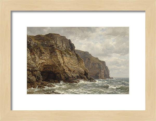 Coastal Cliffs Under Dramatic Skies