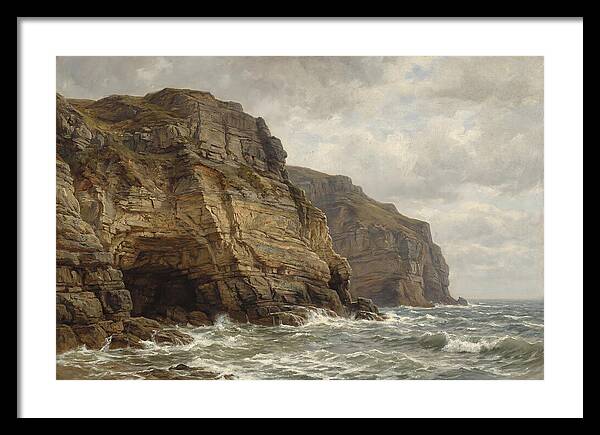 Coastal Cliffs Under Dramatic Skies