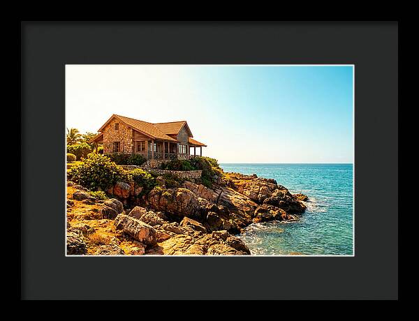 Coastal Cottage Overlooking Rocky Shore