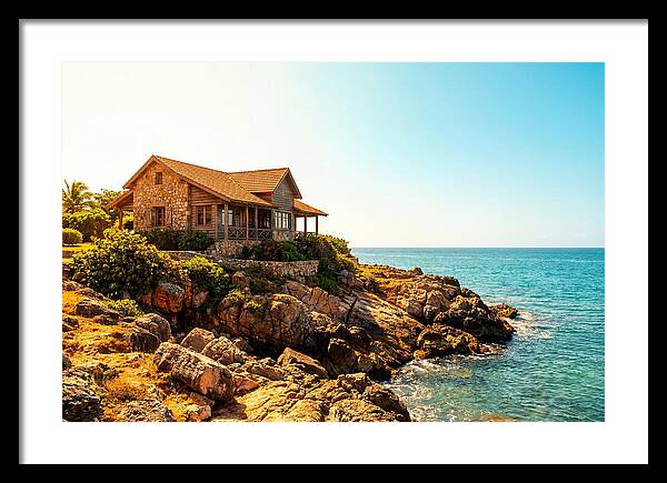 Coastal Cottage Overlooking Rocky Shore