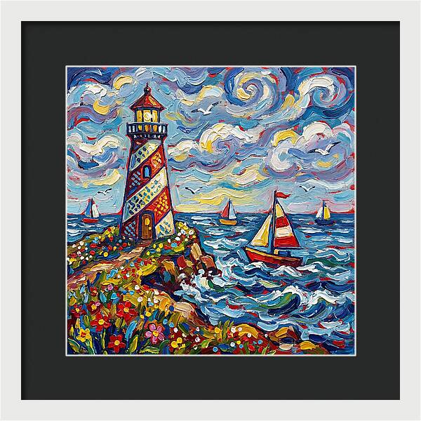 Coastal Lighthouse Serenity