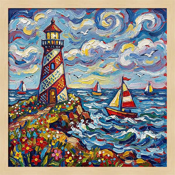 Coastal Lighthouse Serenity