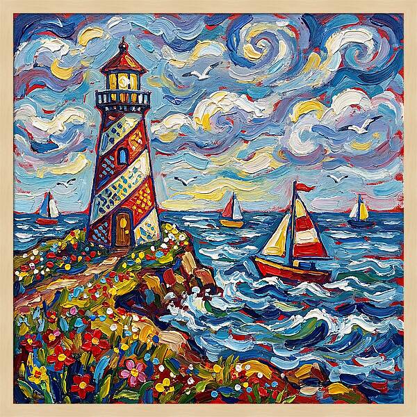 Coastal Lighthouse Serenity