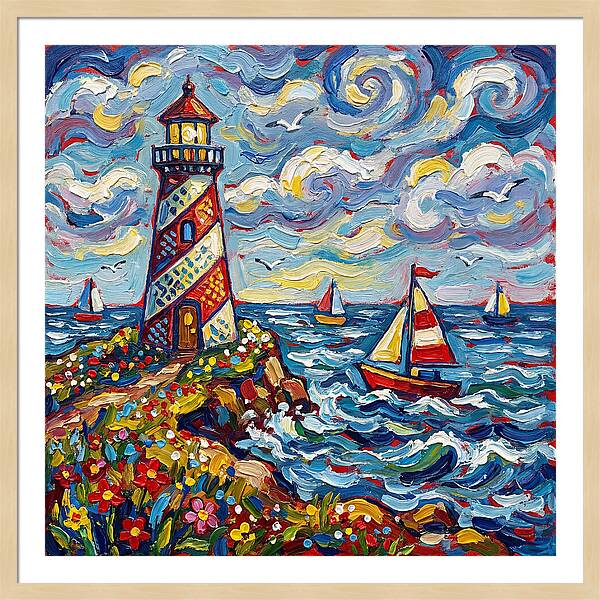 Coastal Lighthouse Serenity