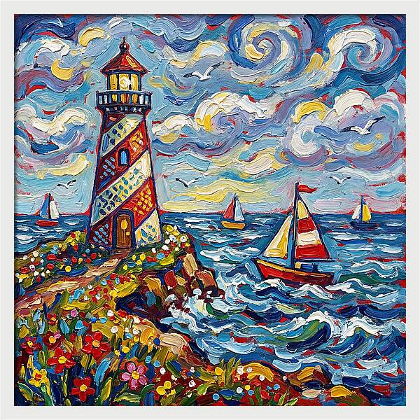 Coastal Lighthouse Serenity
