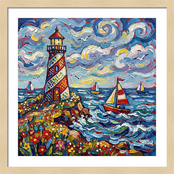 Coastal Lighthouse Serenity