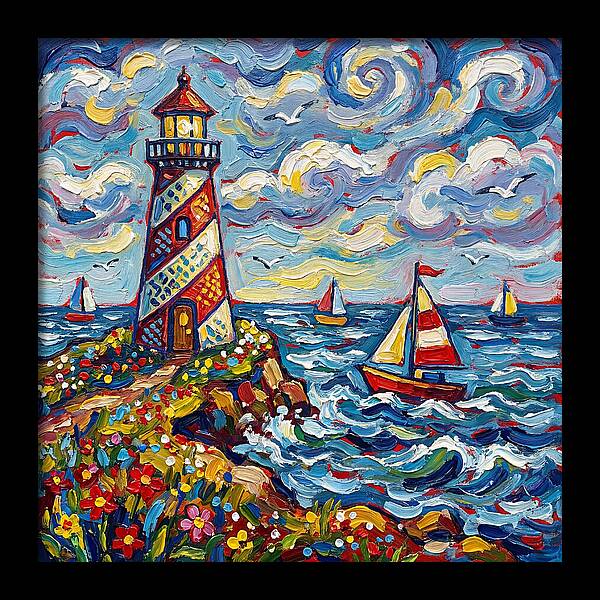 Coastal Lighthouse Serenity