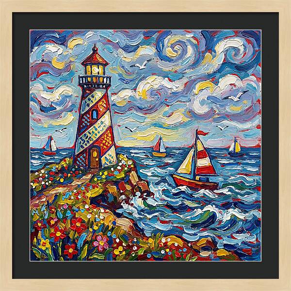 Coastal Lighthouse Serenity