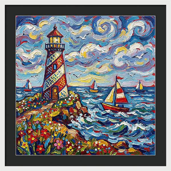 Coastal Lighthouse Serenity