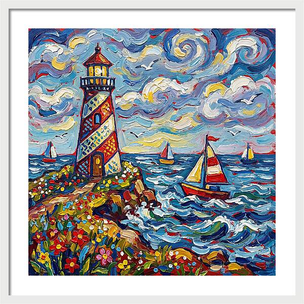 Coastal Lighthouse Serenity
