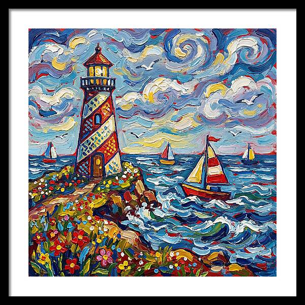 Coastal Lighthouse Serenity