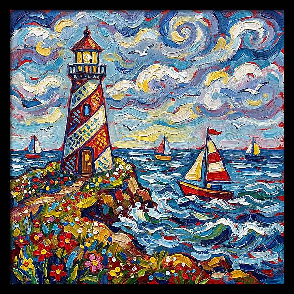 Coastal Lighthouse Serenity