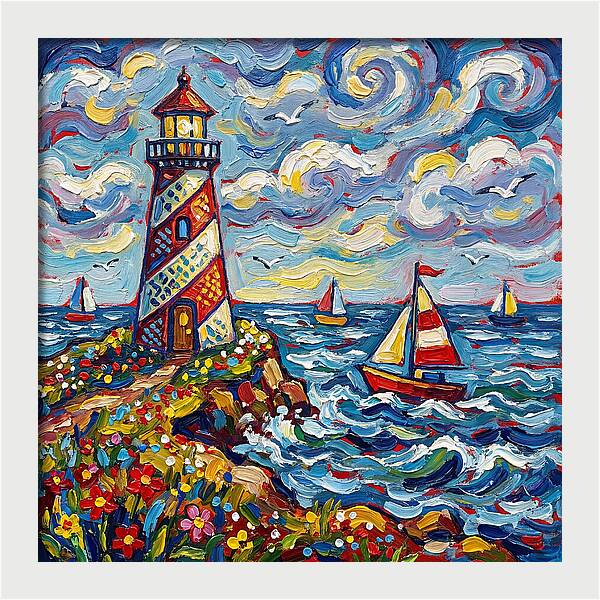 Coastal Lighthouse Serenity