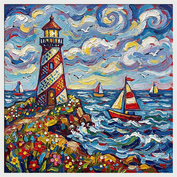 Coastal Lighthouse Serenity