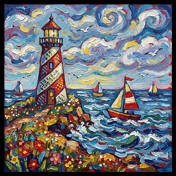 Coastal Lighthouse Serenity