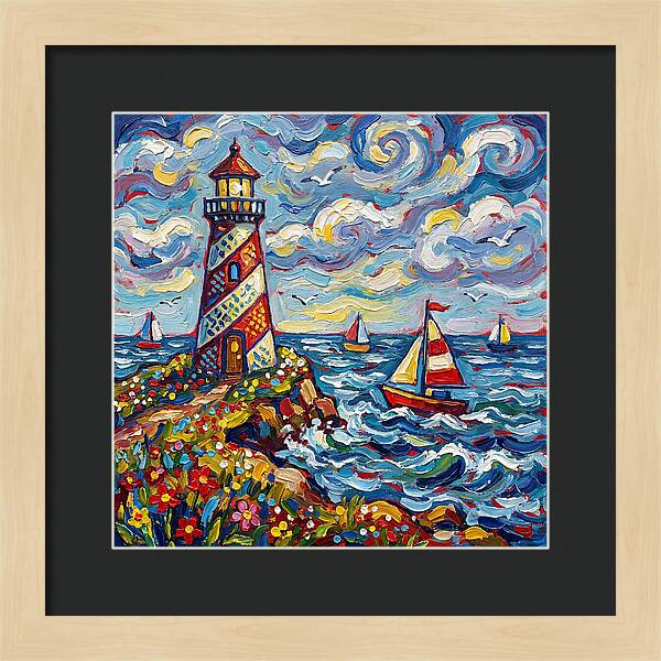 Coastal Lighthouse Serenity