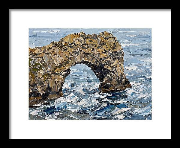 Coastal Rock Arch Serenity