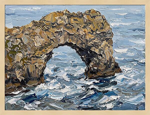 Coastal Rock Arch Serenity