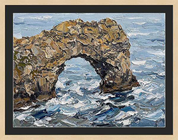 Coastal Rock Arch Serenity