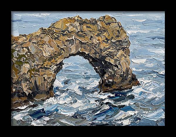 Coastal Rock Arch Serenity