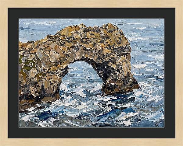 Coastal Rock Arch Serenity