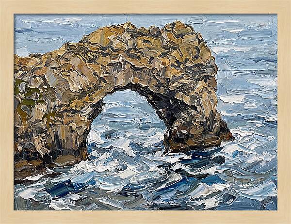Coastal Rock Arch Serenity