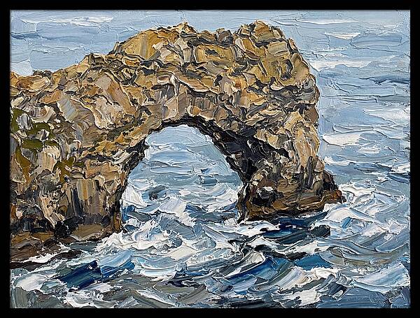 Coastal Rock Arch Serenity