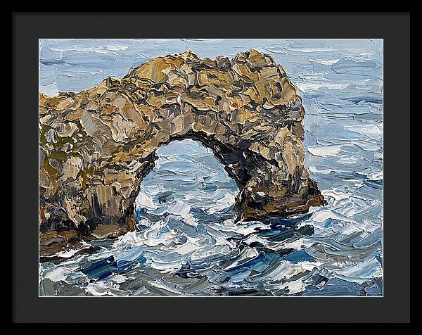 Coastal Rock Arch Serenity