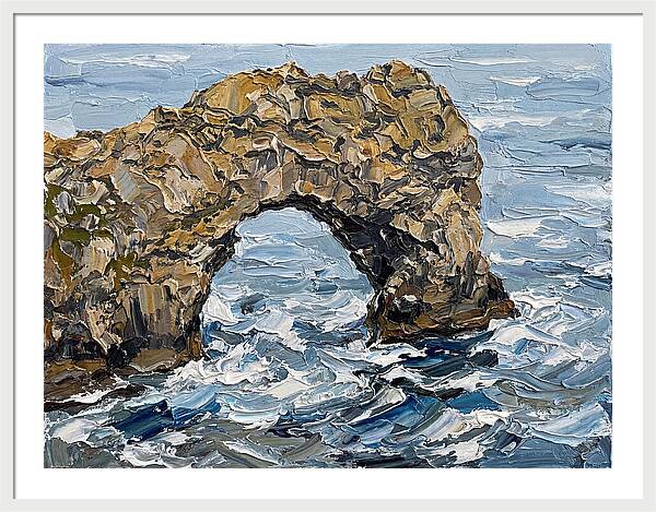 Coastal Rock Arch Serenity