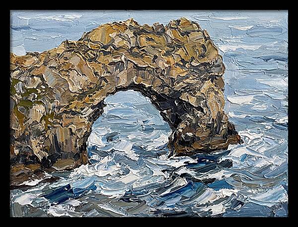 Coastal Rock Arch Serenity