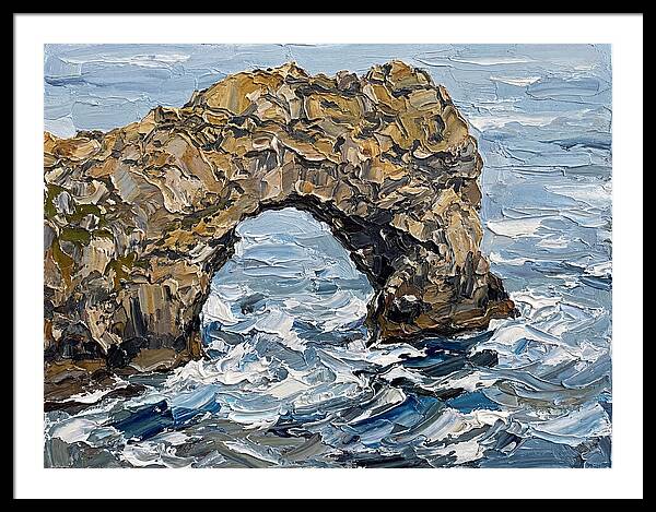 Coastal Rock Arch Serenity