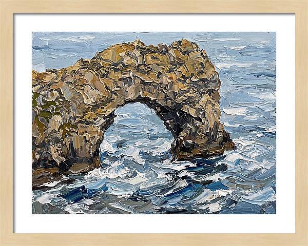 Coastal Rock Arch Serenity