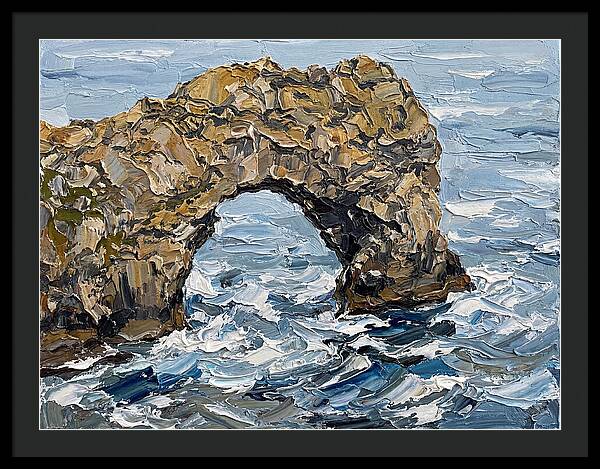Coastal Rock Arch Serenity