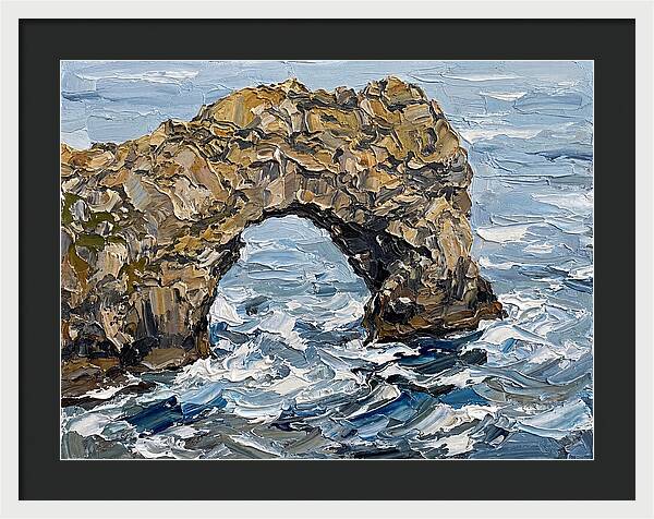 Coastal Rock Arch Serenity