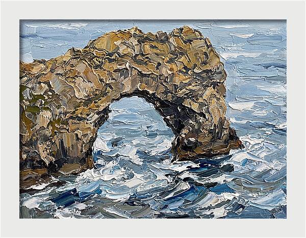Coastal Rock Arch Serenity