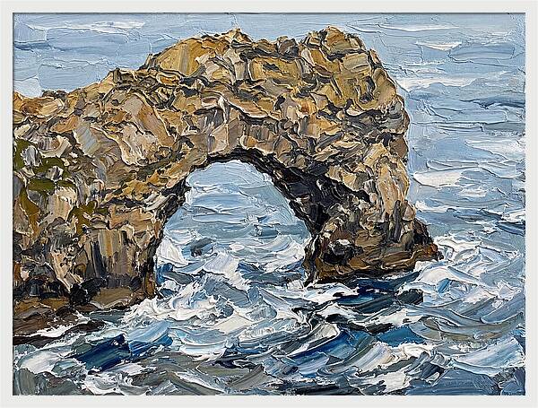 Coastal Rock Arch Serenity