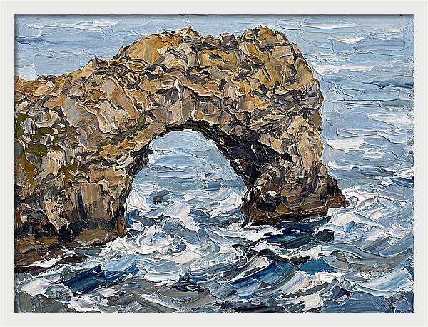 Coastal Rock Arch Serenity