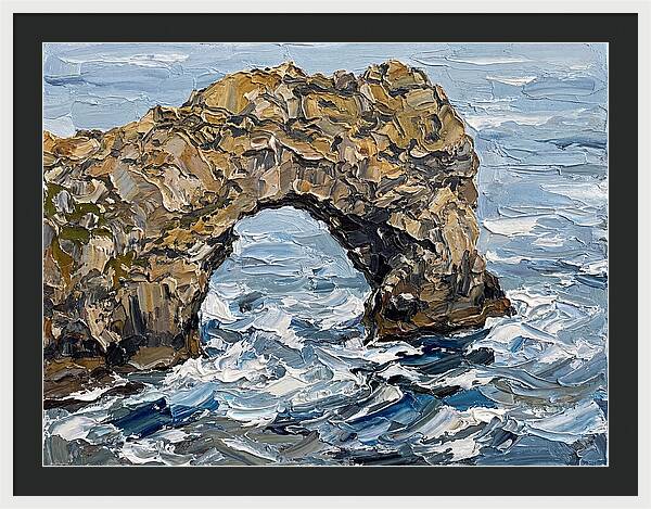 Coastal Rock Arch Serenity