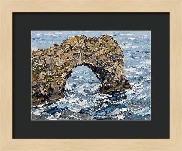 Coastal Rock Arch Serenity