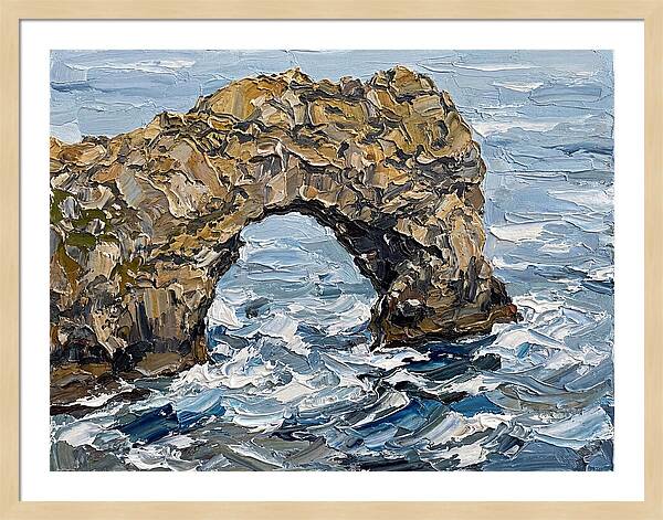 Coastal Rock Arch Serenity