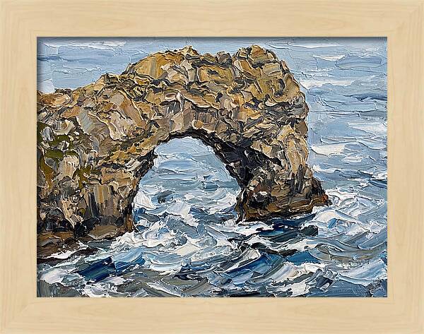 Coastal Rock Arch Serenity