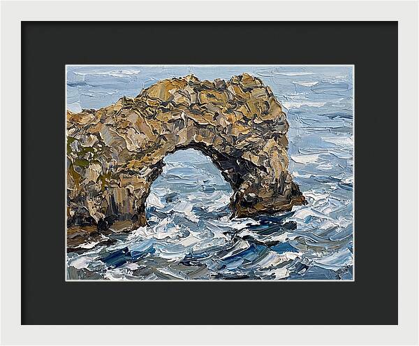 Coastal Rock Arch Serenity