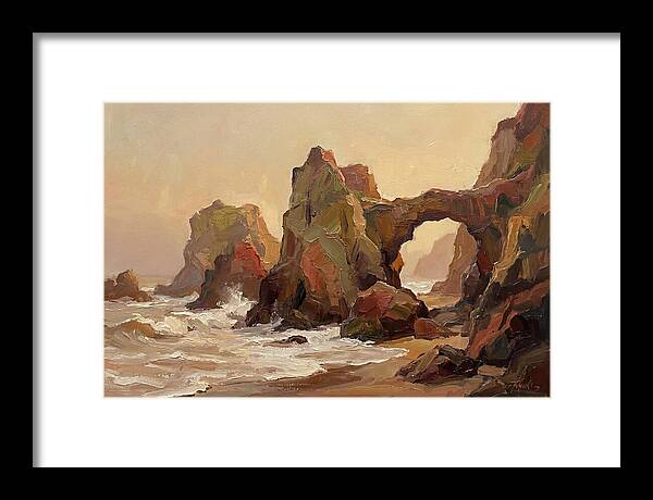 Coastal Rock Formations At Dusk