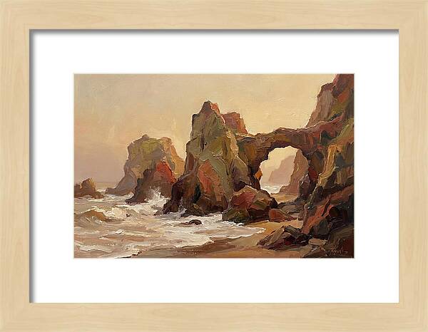 Coastal Rock Formations At Dusk