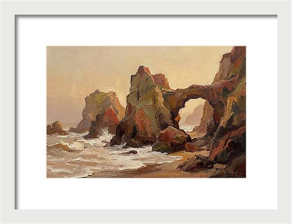 Coastal Rock Formations At Dusk