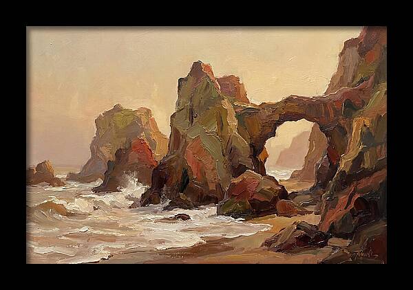 Coastal Rock Formations At Dusk