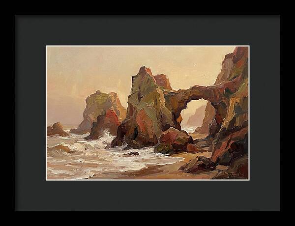 Coastal Rock Formations At Dusk