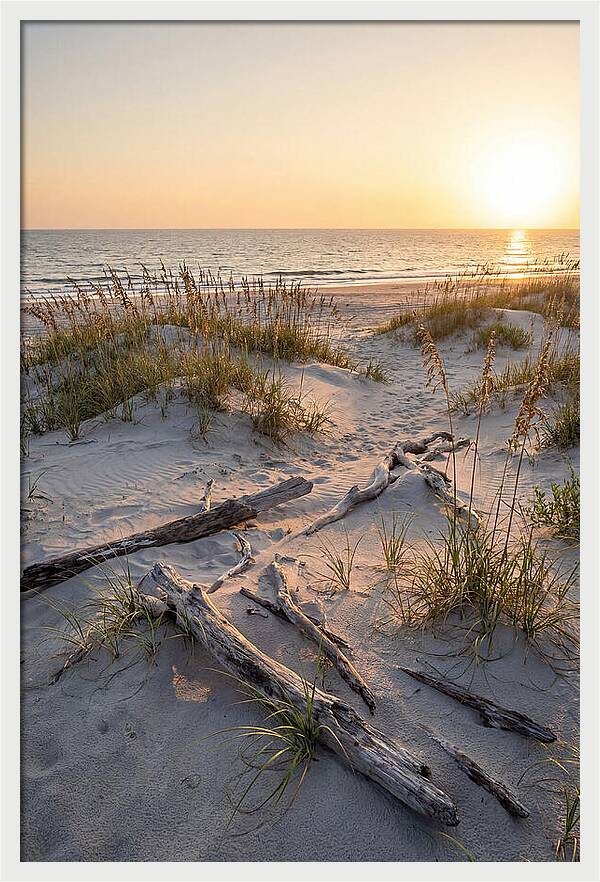 Coastal Serenity At Sunset
