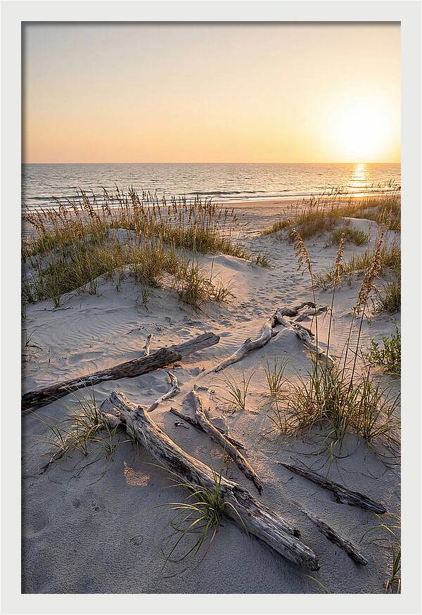 Coastal Serenity At Sunset